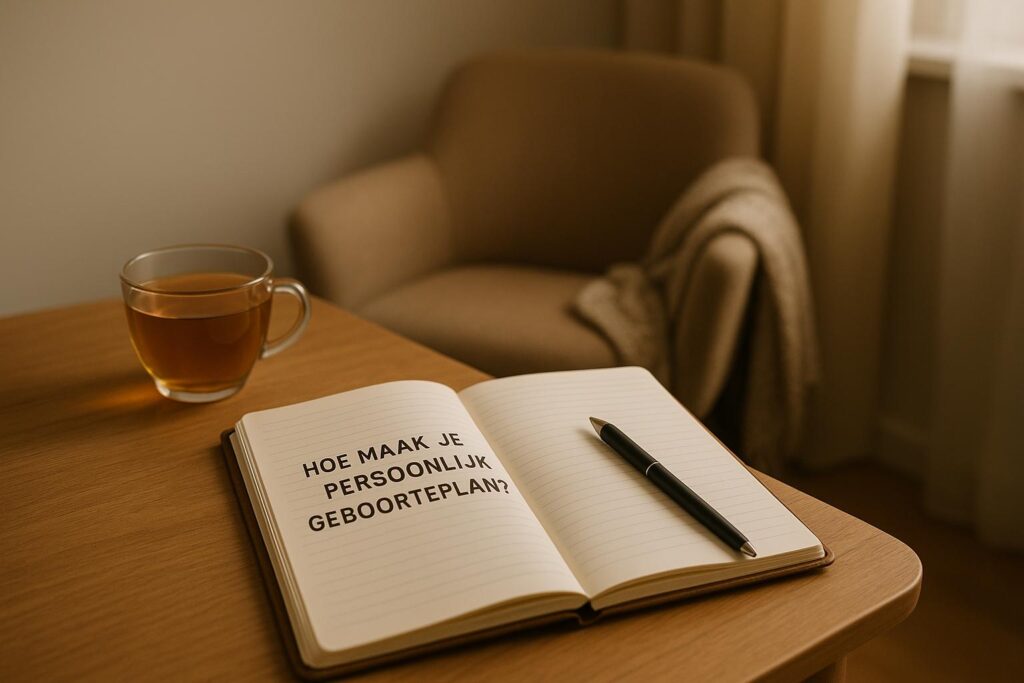 Hoe maak je een persoonlijk geboorteplan?